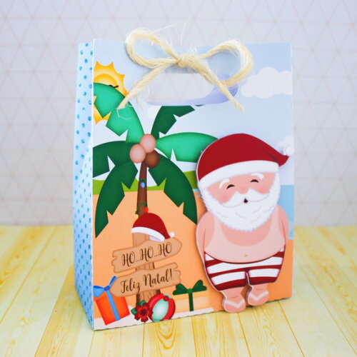 Arquivo Corte Kit Silhouette Natal Tropical Luxo