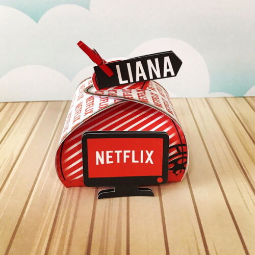 Arquivo Corte Kit Silhouette Netflix Luxo