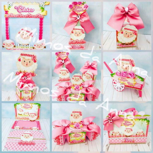 ARQUIVO CORTE KIT SILHOUETTE OVELHINHA ROSA LUXO 2019