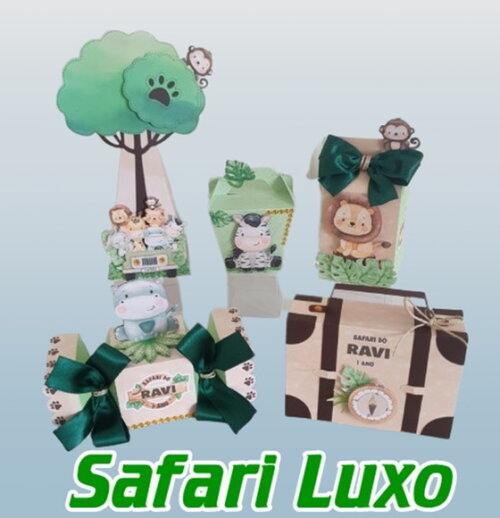 Arquivo Corte Kit Silhouette Safari Luxo
