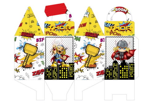 Arquivo Corte Kit Silhouette Thor Cute 2 com Martelo Tubete