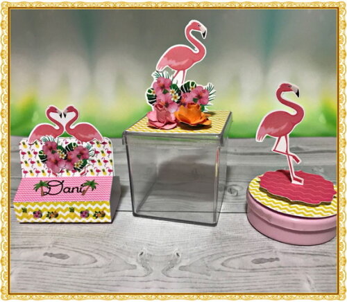 ARQUIVO DE CORTE SILHOUETTE FLAMINGOS LUXO 2019