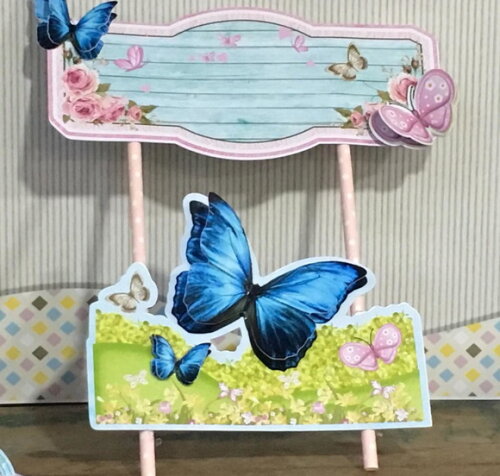 ARQUIVO DE CORTE SILHOUETTE JARDIM DAS BORBOLETAS LUXO