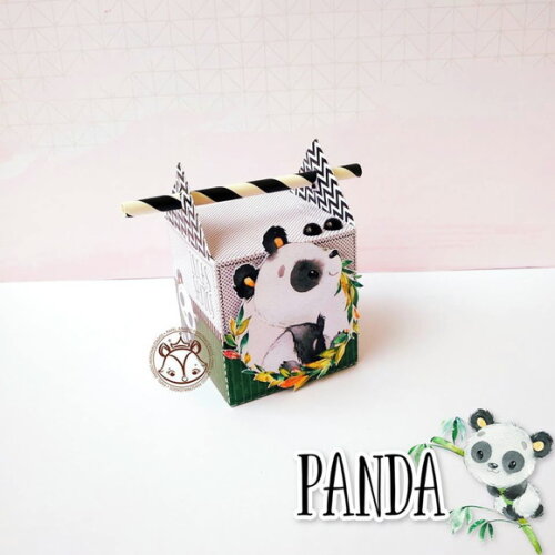 ARQUIVO DE CORTE SILHOUETTE PANDA VERDE LUXO
