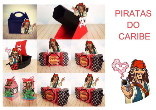 Arquivo de Corte Silhouette Piratas do Caribe Luxo