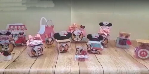 ARQUIVO DIGITAL SILHOUETTE MINNIE CONFEITEIRA LUXO 2018