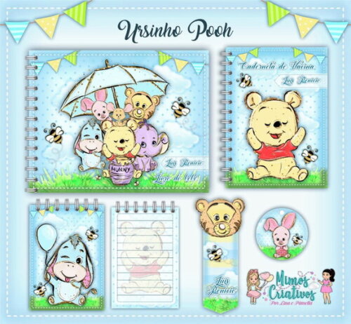 Arquivo Livro do Bebe Ursinho Pooh Luxo