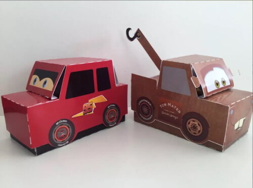 Arquivo Silhouette Caixas Carros
