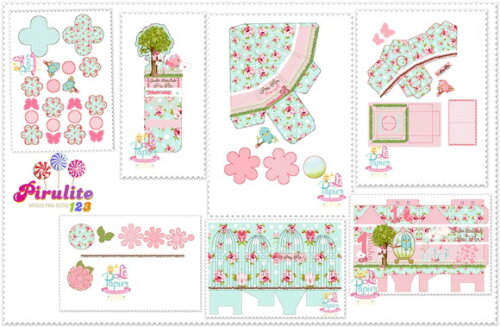 Kit Digital Arquivo de Corte Silhouette Ana Flor