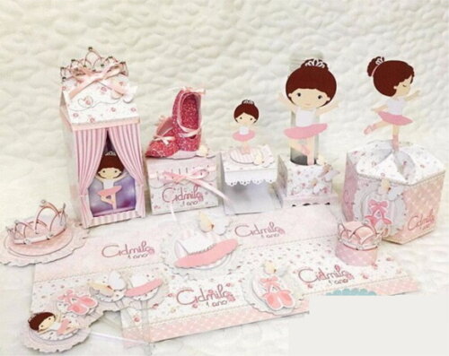 Kit Digital Arquivo de Corte Silhouette Bailarina