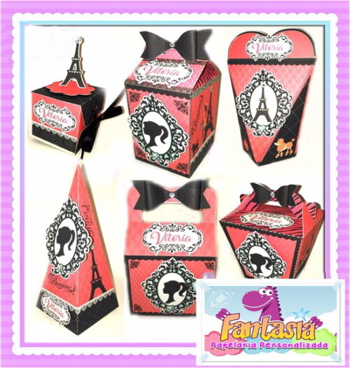 KIT DIGITAL ARQUIVO DE CORTE SILHOUETTE BARBIE PARIS