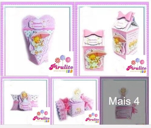 KIT DIGITAL ARQUIVO DE CORTE SILHOUETTE BATIZADO MENINA