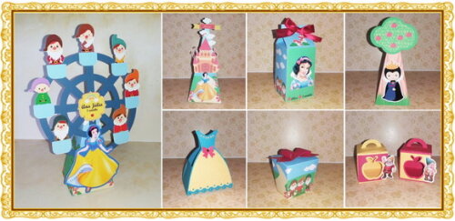 KIT DIGITAL ARQUIVO DE CORTE SILHOUETTE BRANCA DE NEVE
