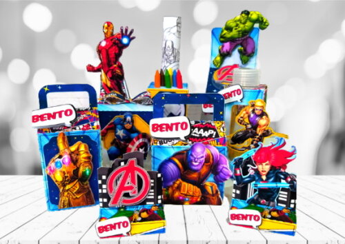 KIT DIGITAL ARQUIVO DE CORTE SILHOUETTE VINGADORES LUXO