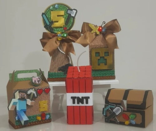 Minecraft Arquivo Digital de Corte Studio e pdf