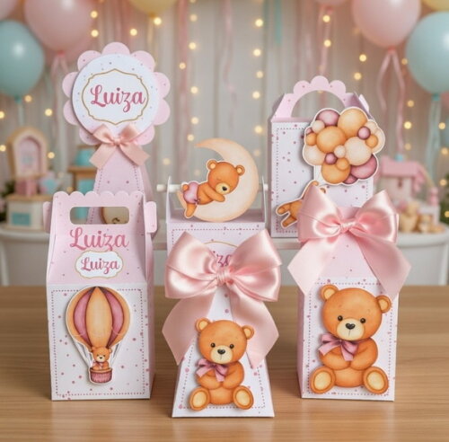 Chá de Bebe Menina Arquivo de Corte Studio e pdf