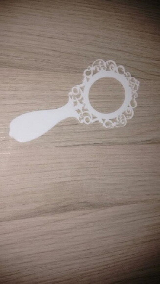 Base para espelho decorativo em Acrilico