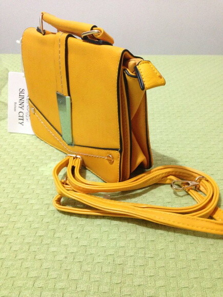 Bolsa lateral Amarela
