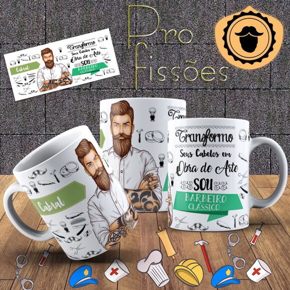 Caneca personalizada Barbeiro