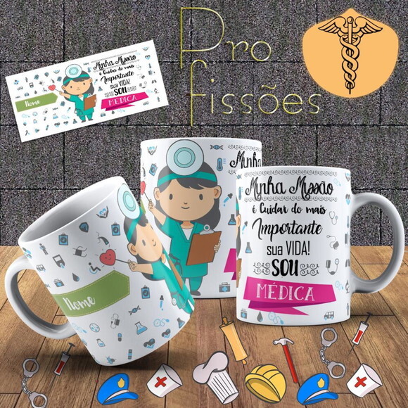 Caneca personalizada Médico