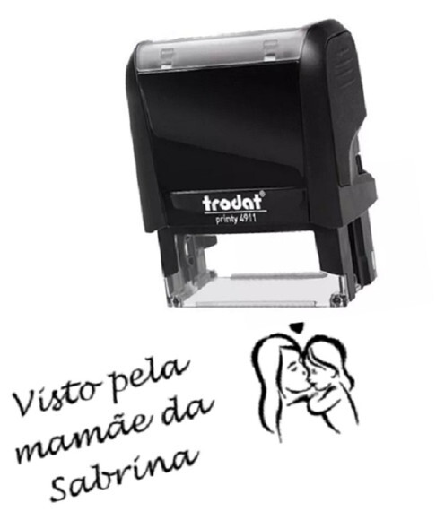 Carimbo Automático Personalizado Trodat (38x14 mm)