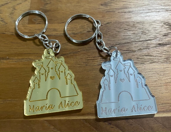 Chaveiro Castelo Disney