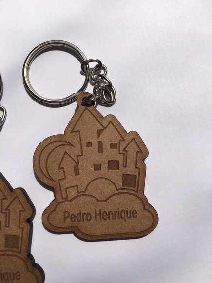 Chaveiro Castelinho mdf