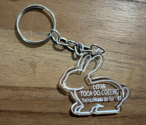 Chaveiro Coelhinho Personalizado