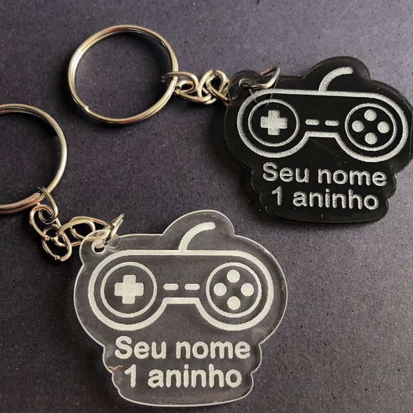 Chaveiro Controle de Vídeo Game (Super Nintendo)