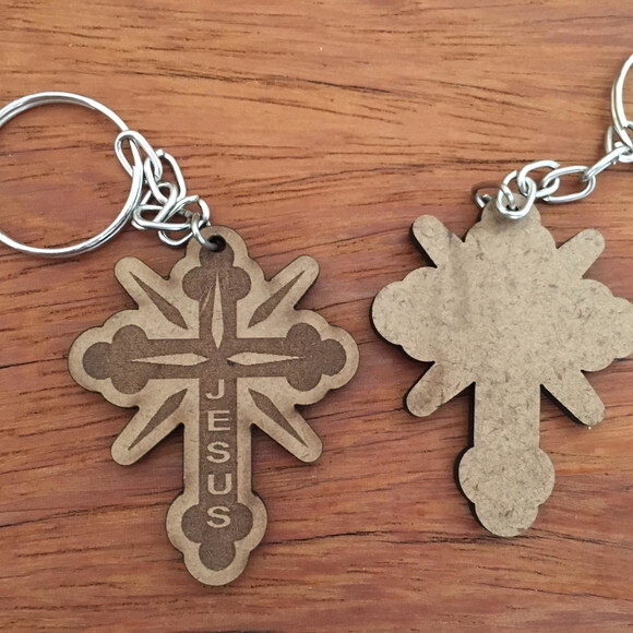 Chaveiro Crucifixo Decorado