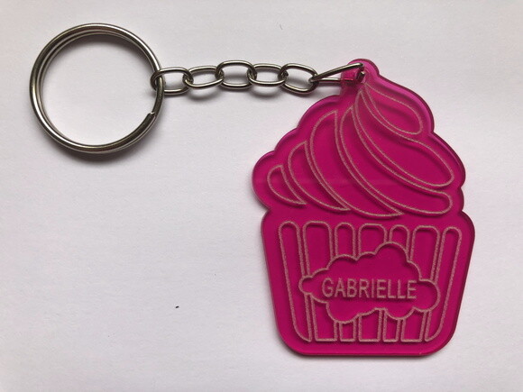 Chaveiro Cupcake Acrílico