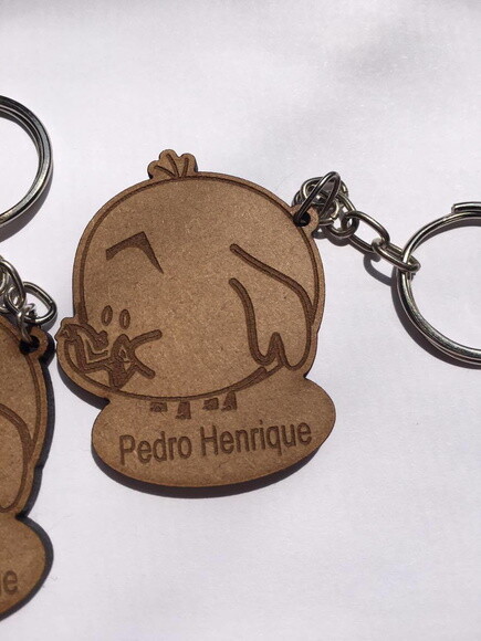 Chaveiro Elefante Amigãozão MDF