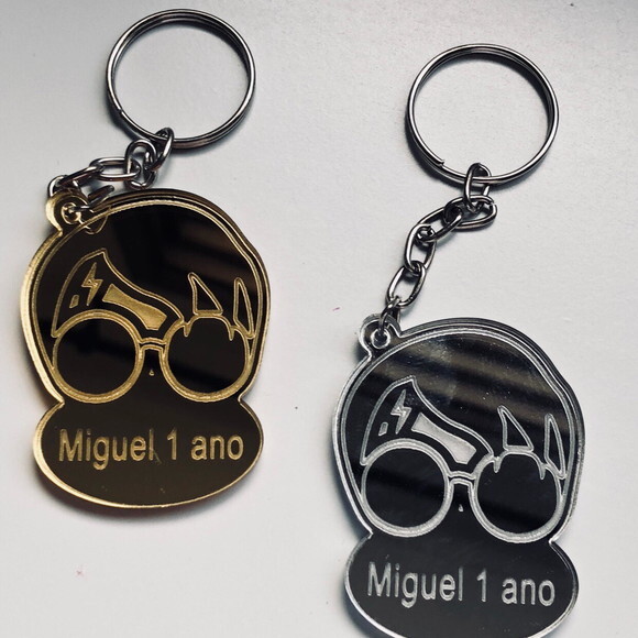 Chaveiro Harry Potter espelhado