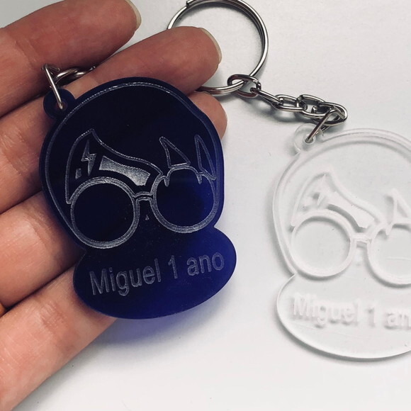 Chaveiro Harry Potter acrílico