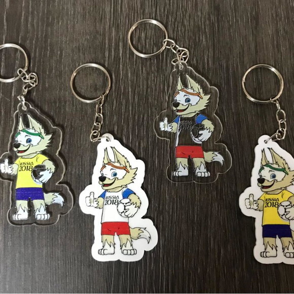 Chaveiro Mascote Da Copa Do Mundo Qatar 2022 Impresso