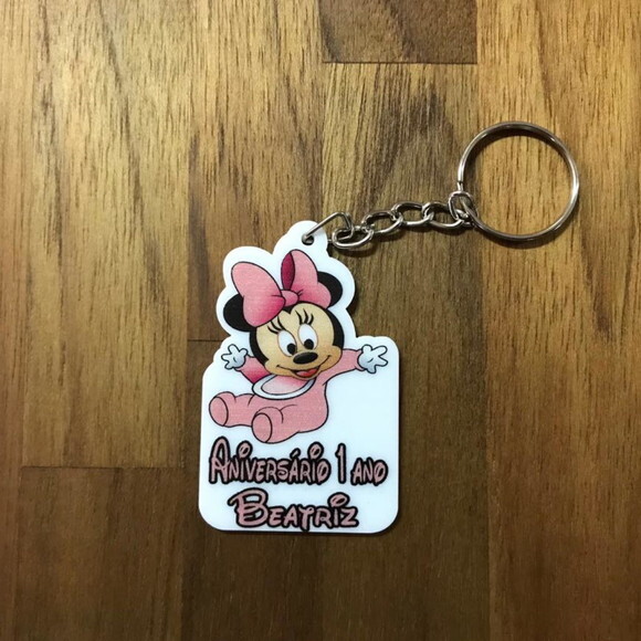 Chaveiro Mickey/ Minnie Baby 2 impresso