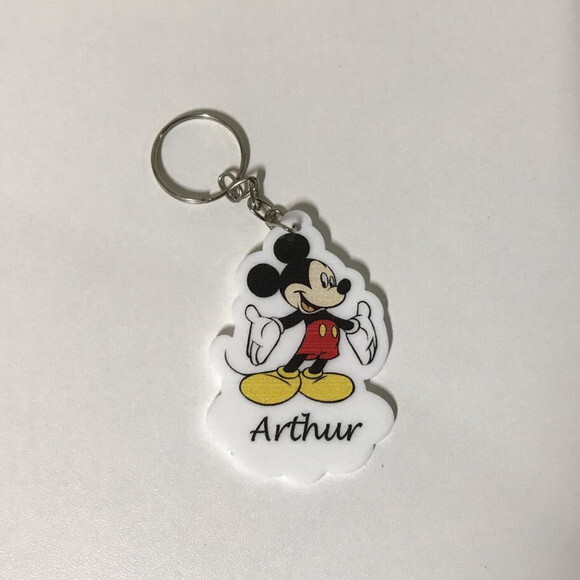 Chaveiro Mickey/ Minnie impresso
