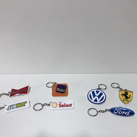 Chaveiro Personalizado Impresso com Logo Cliente