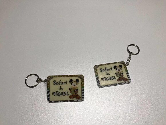 Chaveiro Personalizado-retangular