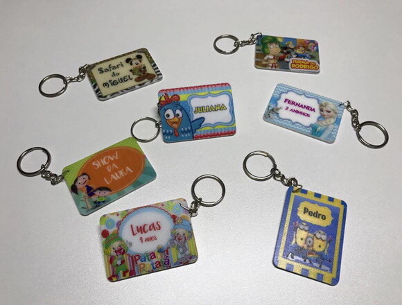 Chaveiro Personalizado-retangular