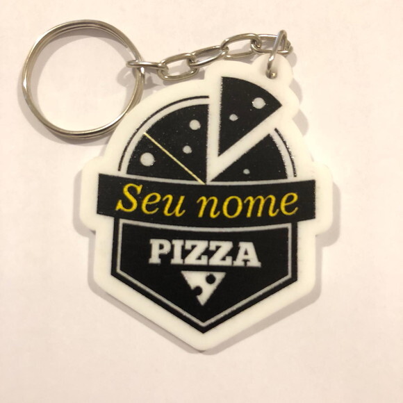 Chaveiro Pizzaria impresso