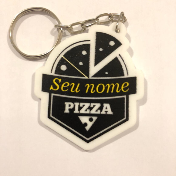 Chaveiro Pizzaria impresso