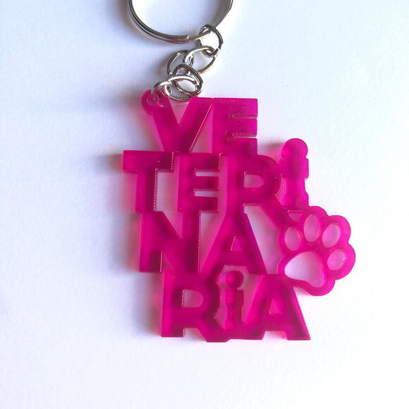 Chaveiro Profissões- Veterinária