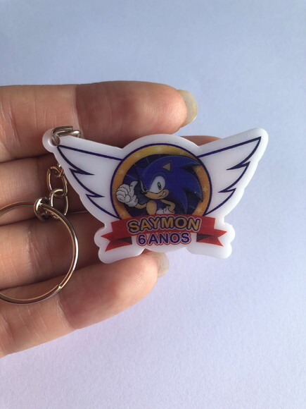 Chaveiro Sonic Impresso