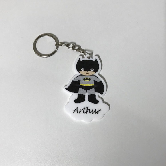 Chaveiro Super Heróis com Nome
