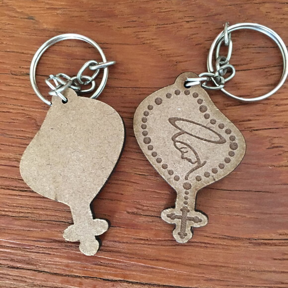 Chaveiro Terço Nossa Senhora