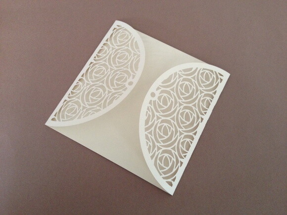 Envelope rendado para convite