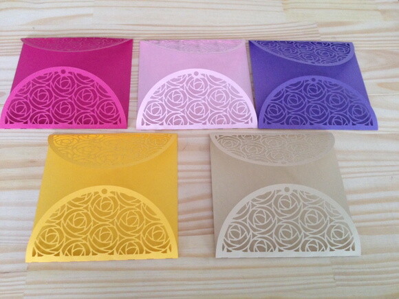 Envelope rendado para convite