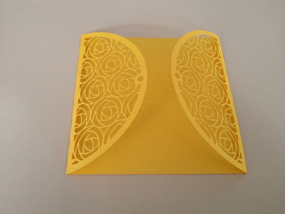 Envelope rendado para convite
