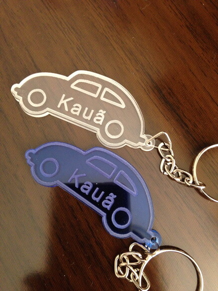 Kit Chaveiro Modelo Fusca Acrílico